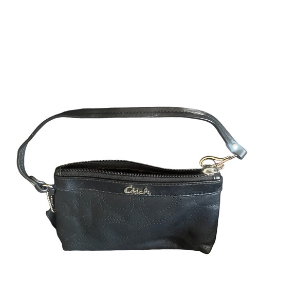 Coach Handbags - Like new Coach/Wristlet black Leather